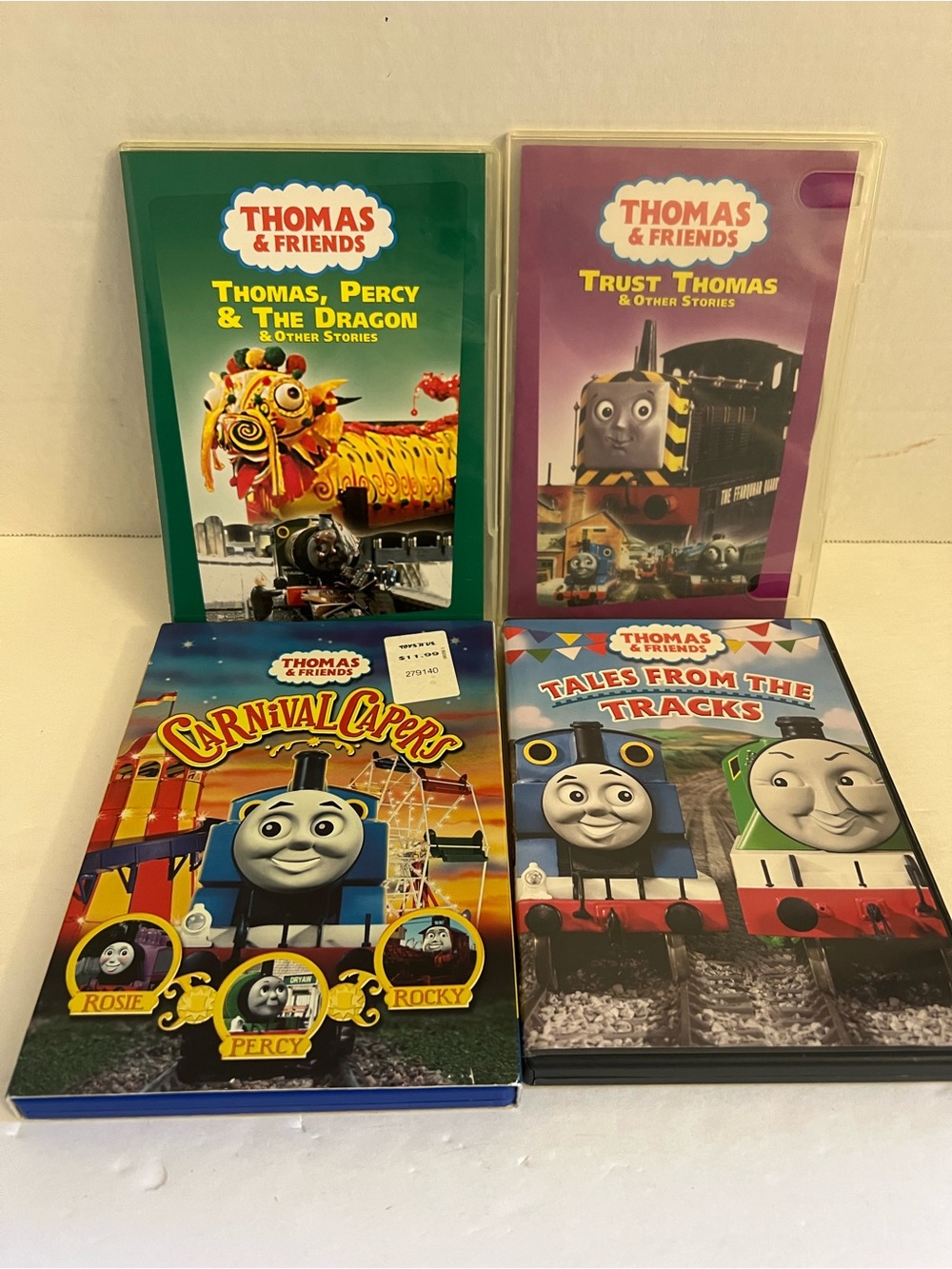 Thomas & Friends DVD Collection - Blue, Green, Purple, Black Covers